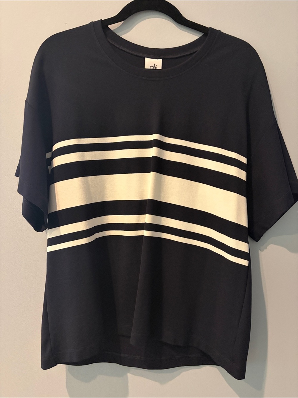 CAbi Catamaran Tee navy/white